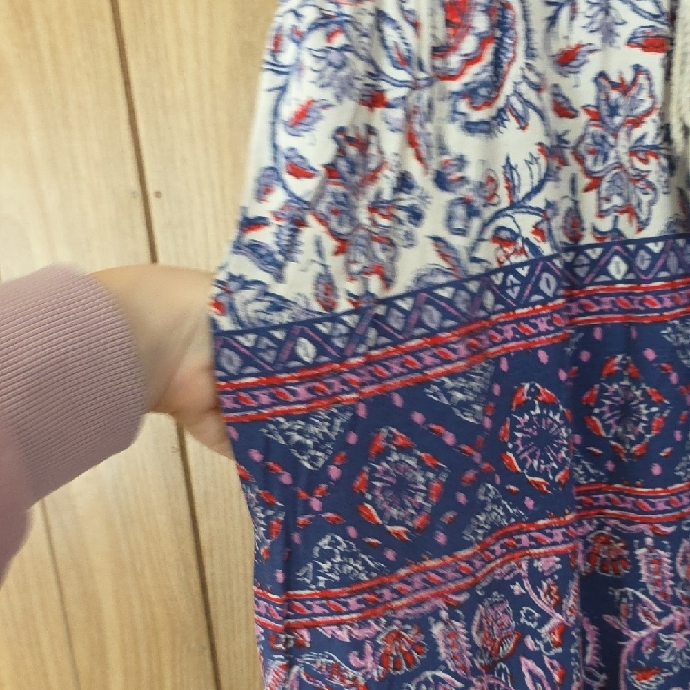 Lucky Brand Multicolor Paisley Maxi Dress - Picture 6 of 10